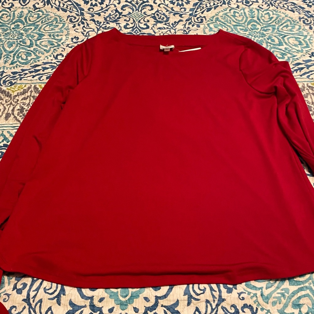 Cupio Bold Scarlet Blouse